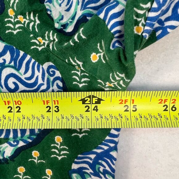 Printfresh Anthropologie Print Fresh Women Pajama Set Sz XL Jade Tiger Queen - Picture 7 of 16